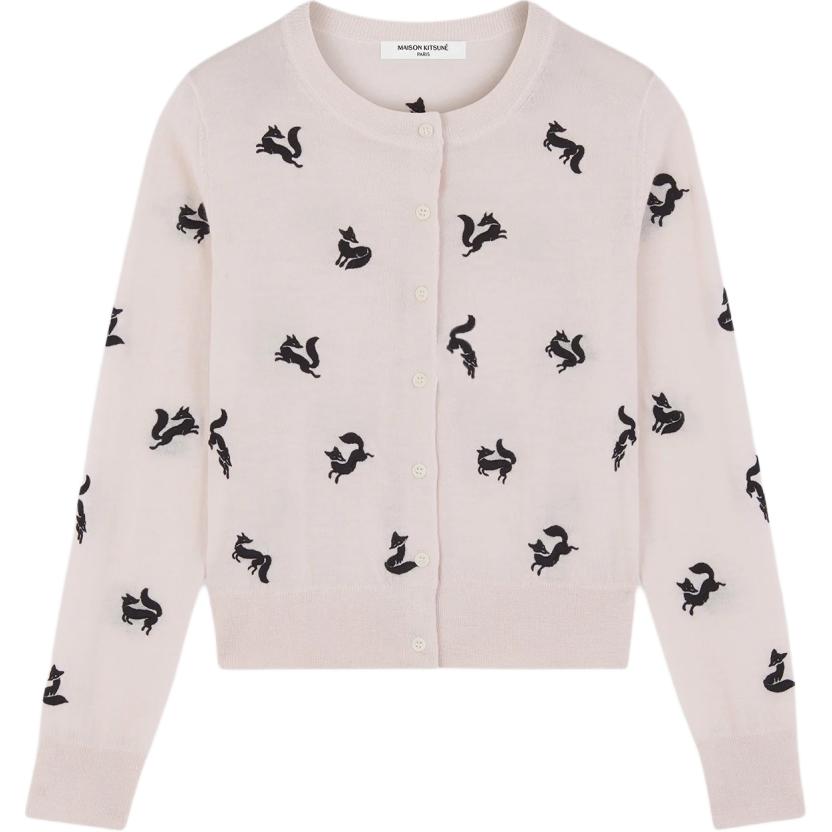 Maison Kitsune Fancy Fox Embroidered Cardigan
Maison Kitsune Fancy Fox Embroidered Cardigan