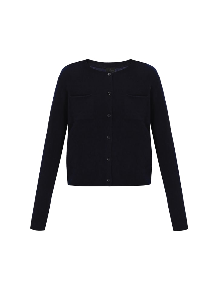 Женский кардиган темно-синего цвета DreiMaster
Женский кардиган темно-синего цвета DreiMaster
