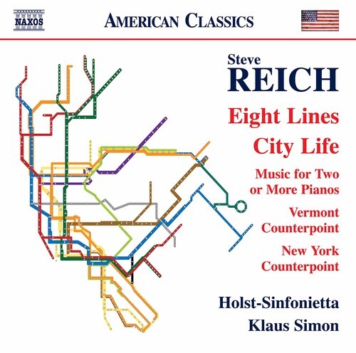 CD диск Reich / Holst-Sinfonietta / Simon: Eight Lines / City Life
CD диск Reich / Holst-Sinfonietta / Simon: Eight Lines / City Life