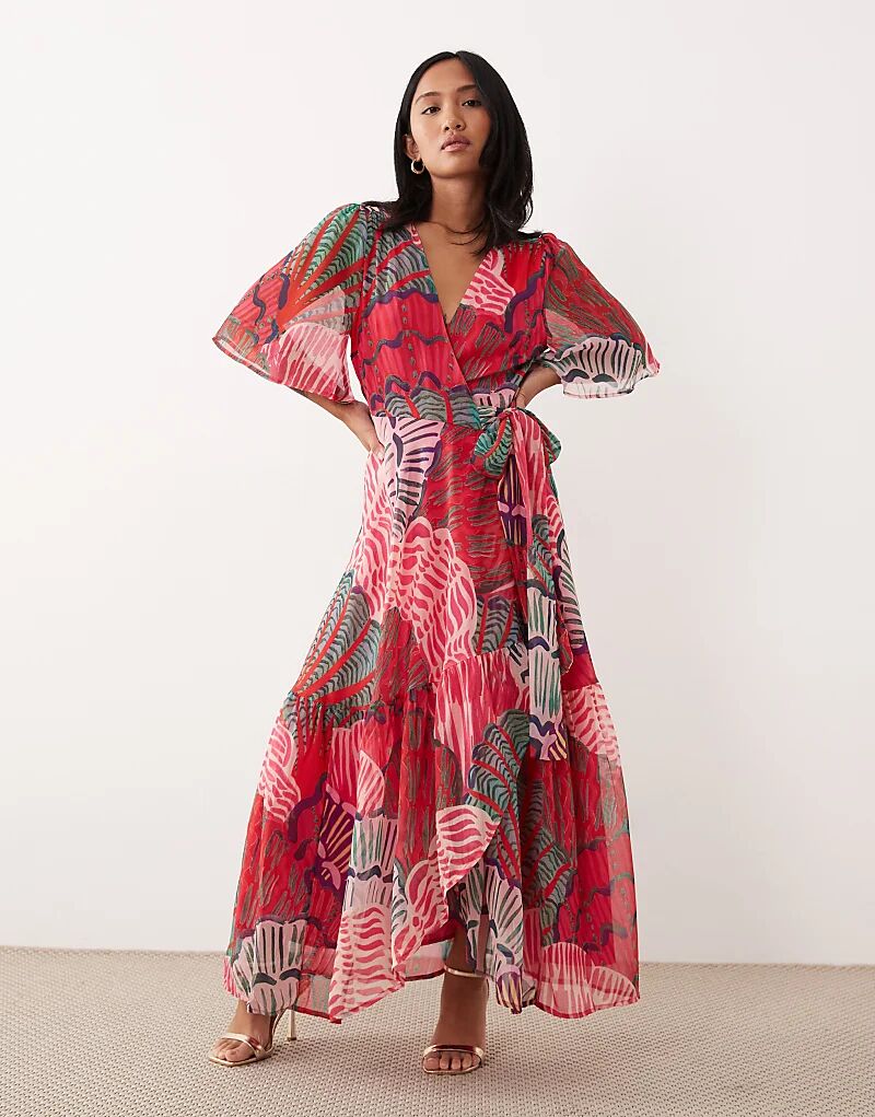 Платье Hope & Ivy Petite с рукавами-крылышками и запахом, макси, с принтом красных ракушек
Платье Hope & Ivy Petite с рукавами-крылышками и запахом, макси, с принтом красных ракушек