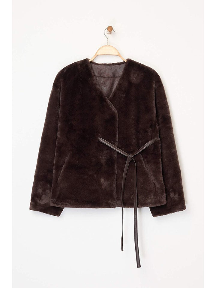 Trendyol Пиджак "Тедди" темно-коричневого цвета
Trendyol Пиджак "Тедди" темно-коричневого цвета