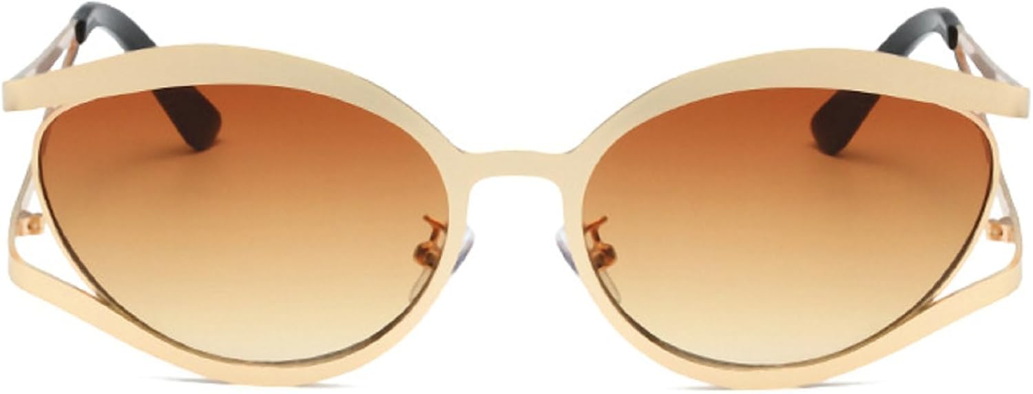 Ретро-солнцезащитные очки в полой металлической оправе для женщин, модные очки «кошачий глаз», защита от УФ-излучения UV400, солнцезащитные очки для вождения и путешествий для мужчин mincl, Gradient Brown
Ретро-солнцезащитные очки в полой металлической оправе для женщин, модные очки «кошачий глаз», защита от УФ-излучения UV400, солнцезащитные очки для вождения и путешествий для мужчин mincl, Gradient Brown