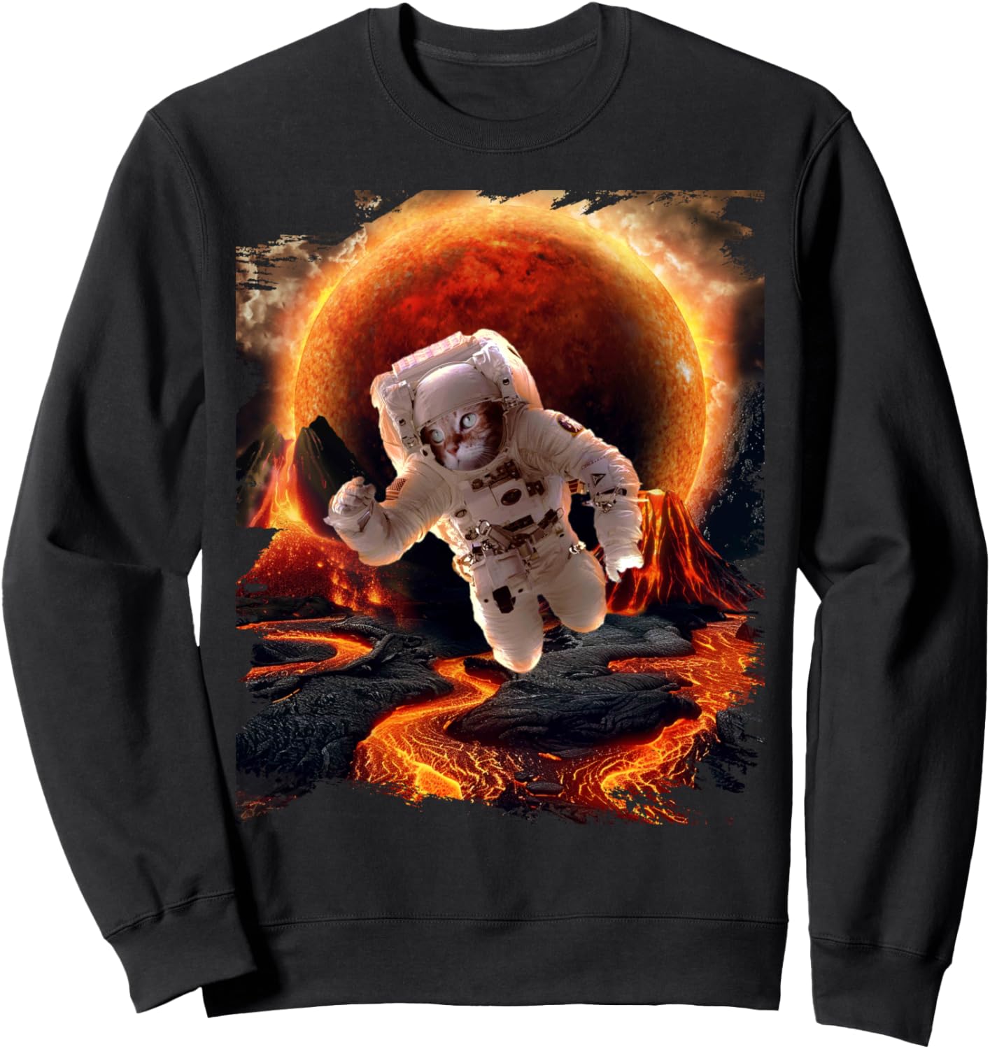 Толстовка с изображением кота «Небесная Венера» и котенка «Космический огонь» Random Galaxy, черный
Толстовка с изображением кота «Небесная Венера» и котенка «Космический огонь» Random Galaxy, черный