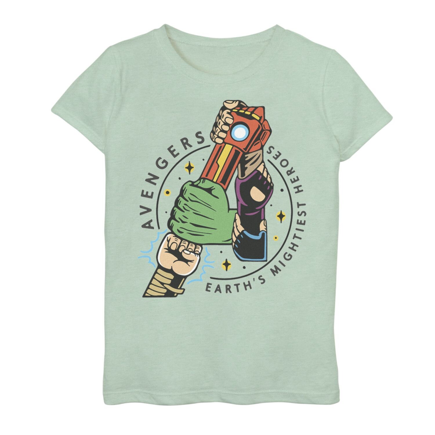 Футболка с графическим рисунком и логотипом на груди для девочек 7–16 лет Marvel Avengers Marvel
Футболка с графическим рисунком и логотипом на груди для девочек 7–16 лет Marvel Avengers Marvel