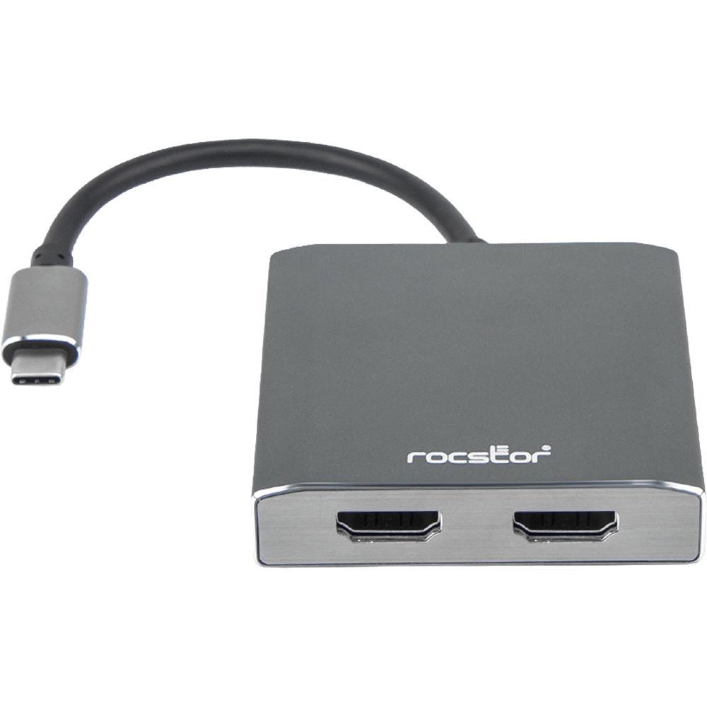 Rocstor USB Type-C to Dual HDMI Display Adapter Cable Y10A203-A1
Rocstor USB Type-C to Dual HDMI Display Adapter Cable Y10A203-A1