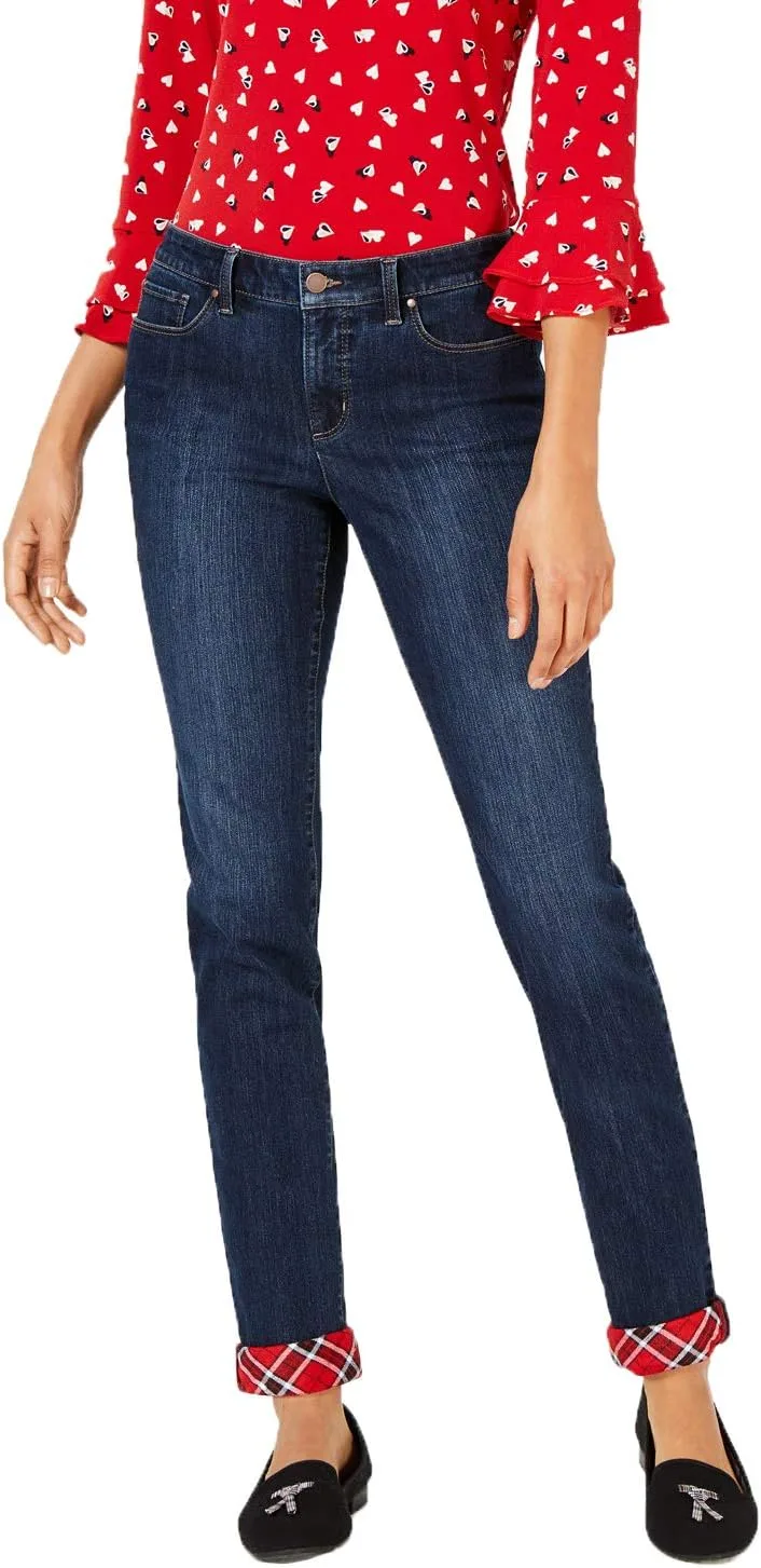 Charter Club джинсы скинни с плиссированными манжетами и эффектом контроля живота
Charter Club джинсы скинни с плиссированными манжетами и эффектом контроля живота