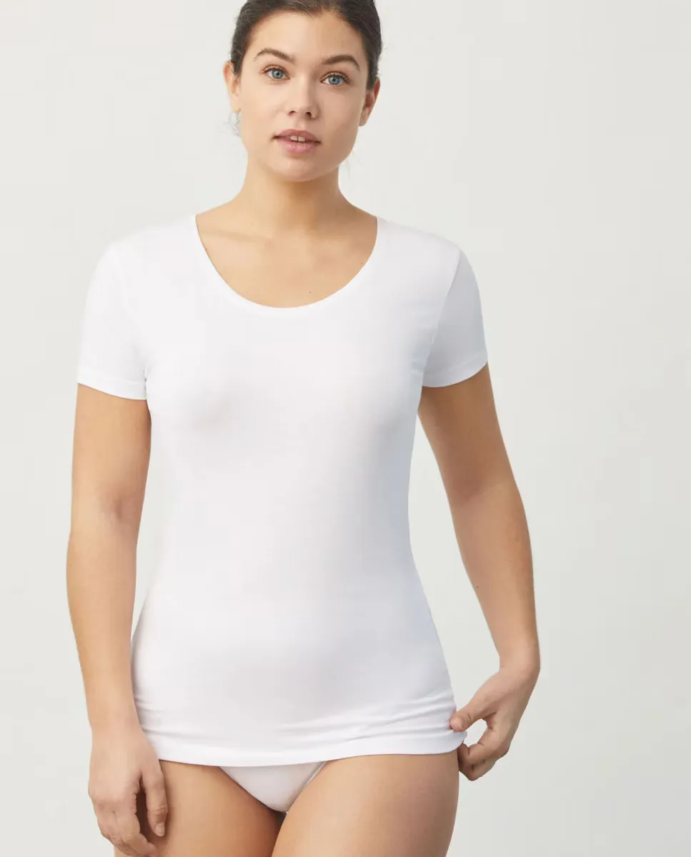 Женская майка с коротким рукавом Ysabel Mora, белый 
Женская майка с коротким рукавом Ysabel Mora, белый