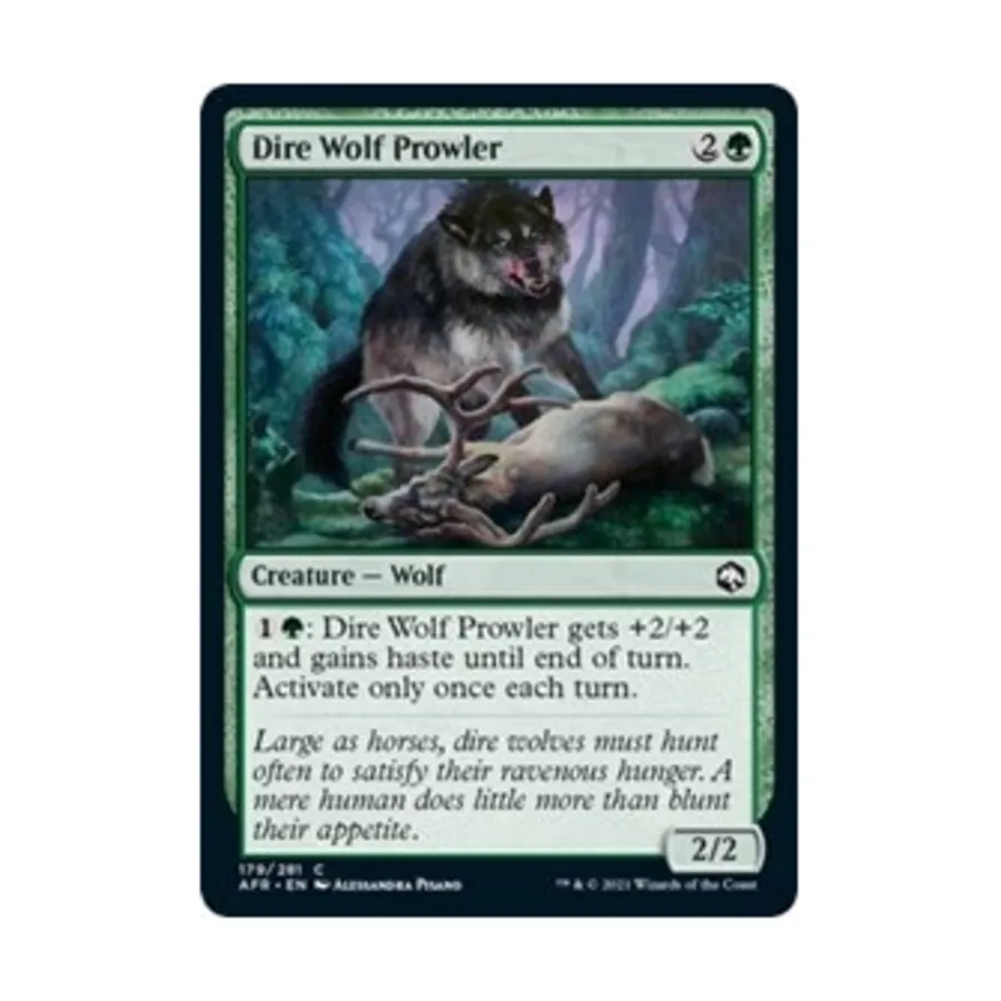 CCG Бродяга ужасного волка (клавиша C), MTG - Adventures in the Forgotten Realms
CCG Бродяга ужасного волка (клавиша C), MTG - Adventures in the Forgotten Realms