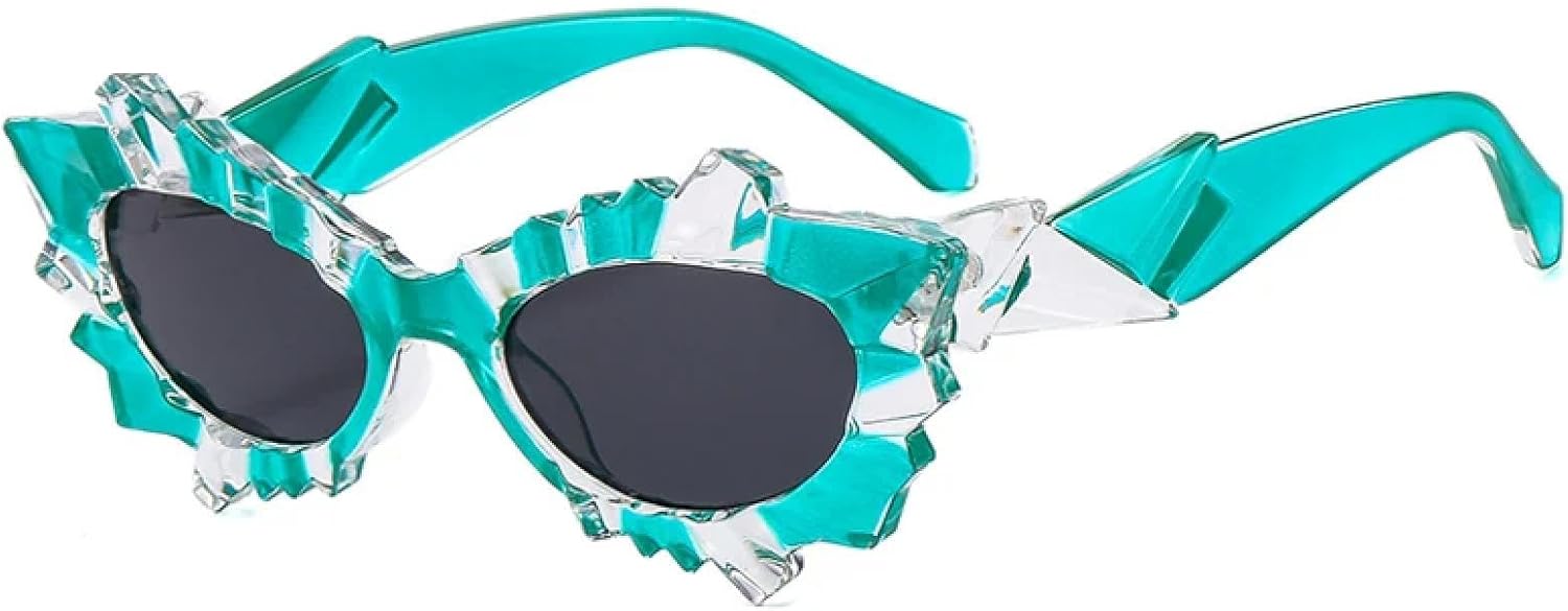 Солнцезащитные очки неправильной формы «кошачий глаз» для женщин в стиле стимпанк, солнцезащитные очки-маска с защитой от УФ-излучения UV400 (C1 Green-Black) VVTWSSW, C1green-black
Солнцезащитные очки неправильной формы «кошачий глаз» для женщин в стиле стимпанк, солнцезащитные очки-маска с защитой от УФ-излучения UV400 (C1 Green-Black) VVTWSSW, C1green-black