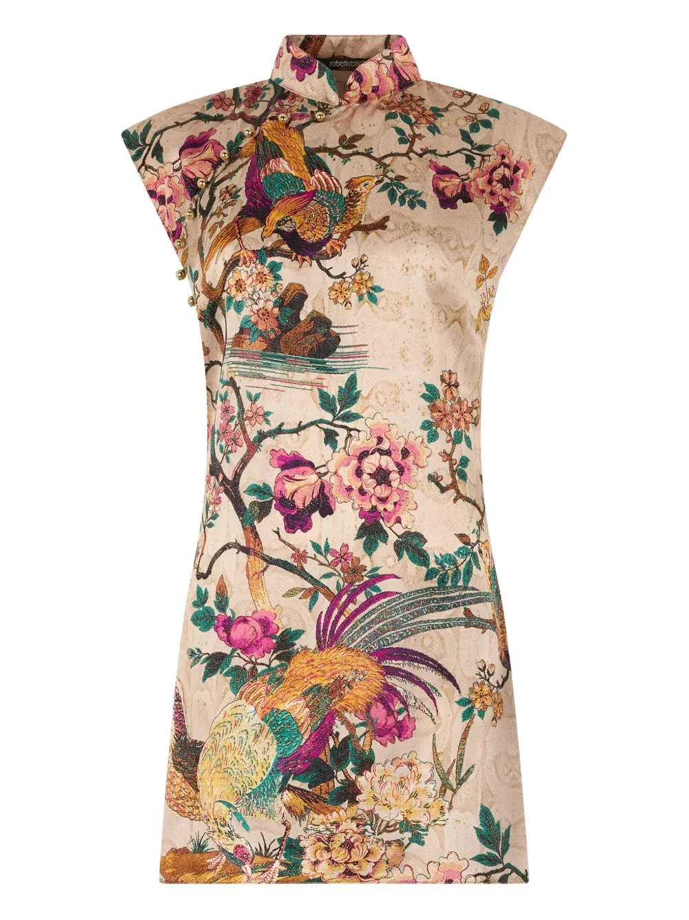 Платье с птичьим принтом Roberto Cavalli, розовый
Платье с птичьим принтом Roberto Cavalli, розовый