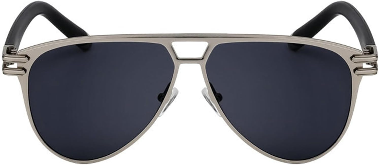 Мужские солнцезащитные очки Helena с двойной перемычкой, квадратной формы, винтажные дизайнерские женские солнцезащитные очки, металлические солнцезащитные очки в стиле «пилот», C5
Мужские солнцезащитные очки Helena с двойной перемычкой, квадратной формы, винтажные дизайнерские женские солнцезащитные очки, металлические солнцезащитные очки в стиле «пилот», C5