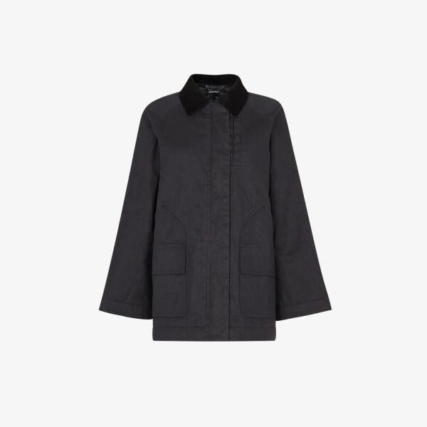 Куртка из вощеного хлопка с карманами Fern Whistles, черный
Куртка из вощеного хлопка с карманами Fern Whistles, черный