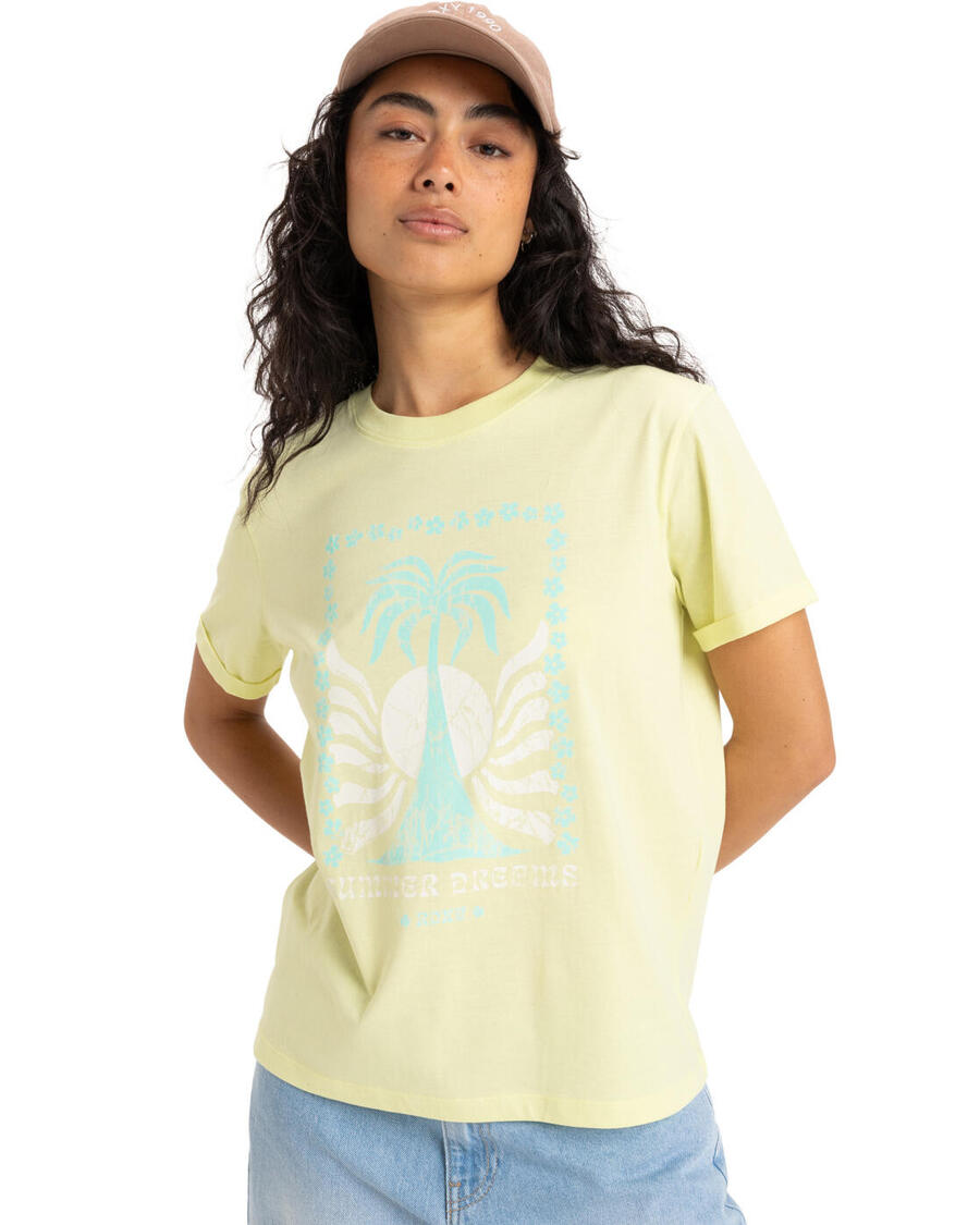 ROXY Футболка с короткими рукавами и трафаретным принтом OCEANREGULAR POSTER зеленая женская
ROXY Футболка с короткими рукавами и трафаретным принтом OCEANREGULAR POSTER зеленая женская