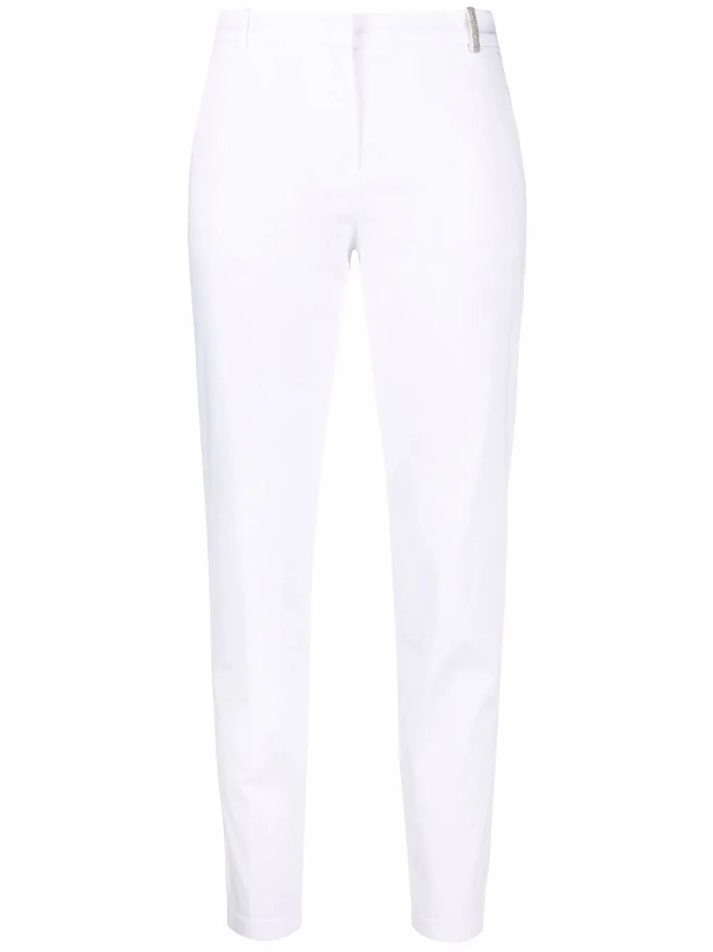 Укороченные брюки средней посадки Fabiana Filippi, белый
Укороченные брюки средней посадки Fabiana Filippi, белый