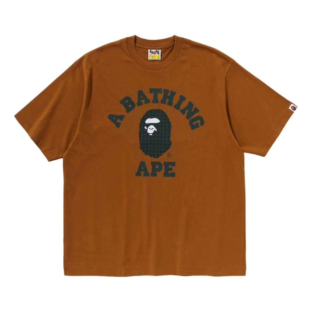 Футболка A Bathing Ape Sta Houndstooth College Relaxed Fit Tee, коричневая
Футболка A Bathing Ape Sta Houndstooth College Relaxed Fit Tee, коричневая