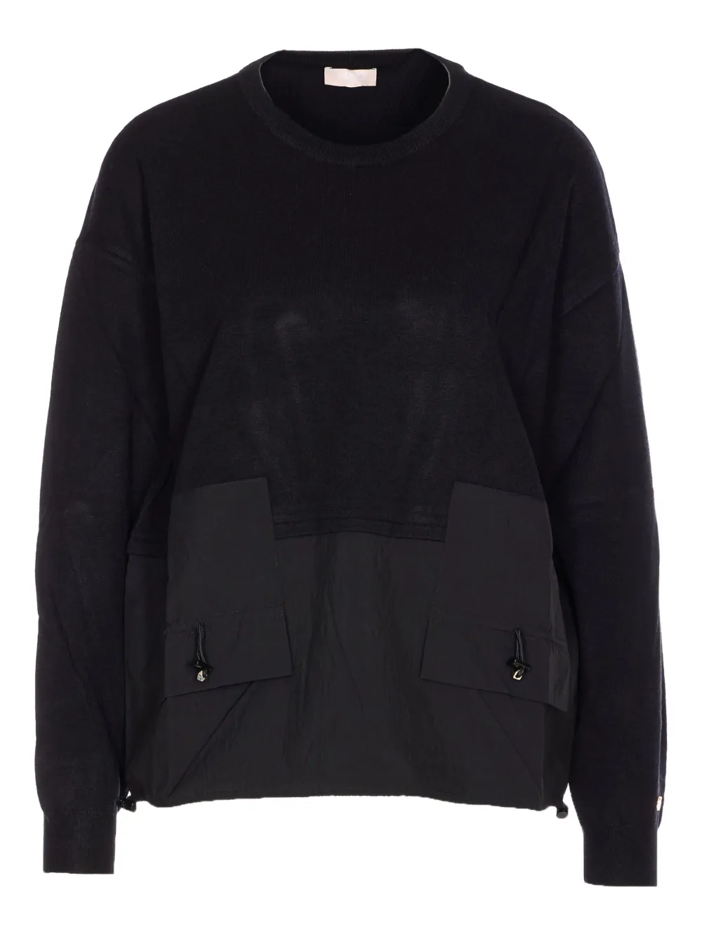 Толстовка с круглым вырезом и вставками LIU JO, черный
Толстовка с круглым вырезом и вставками LIU JO, черный