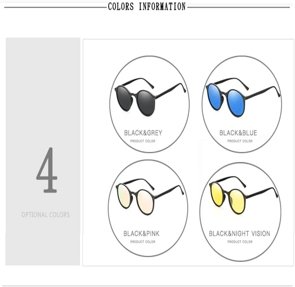 Женские круглые поляризованные солнцезащитные очки в стиле ретро, винтаж, для вождения, стимпанк. Мужские маленькие солнцезащитные очки UV400 KTUCN, Black Pink
Женские круглые поляризованные солнцезащитные очки в стиле ретро, винтаж, для вождения, стимпанк. Мужские маленькие солнцезащитные очки UV400 KTUCN, Black Pink