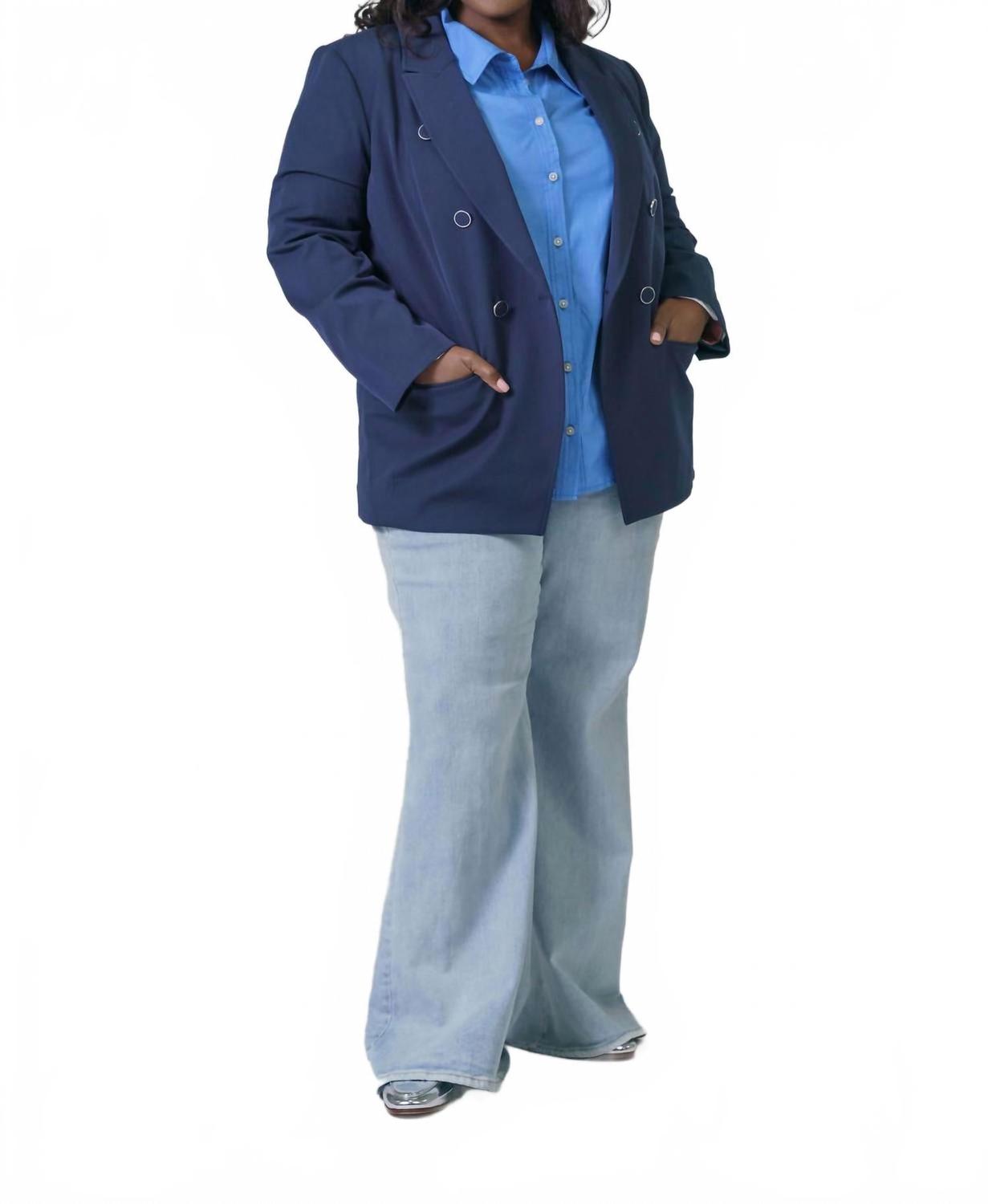 Мишель Жакет на пуговицах с длинными рукавами - Плюс в цвете Нави Tanya Taylor, темно-синий
Мишель Жакет на пуговицах с длинными рукавами - Плюс в цвете Нави Tanya Taylor, темно-синий