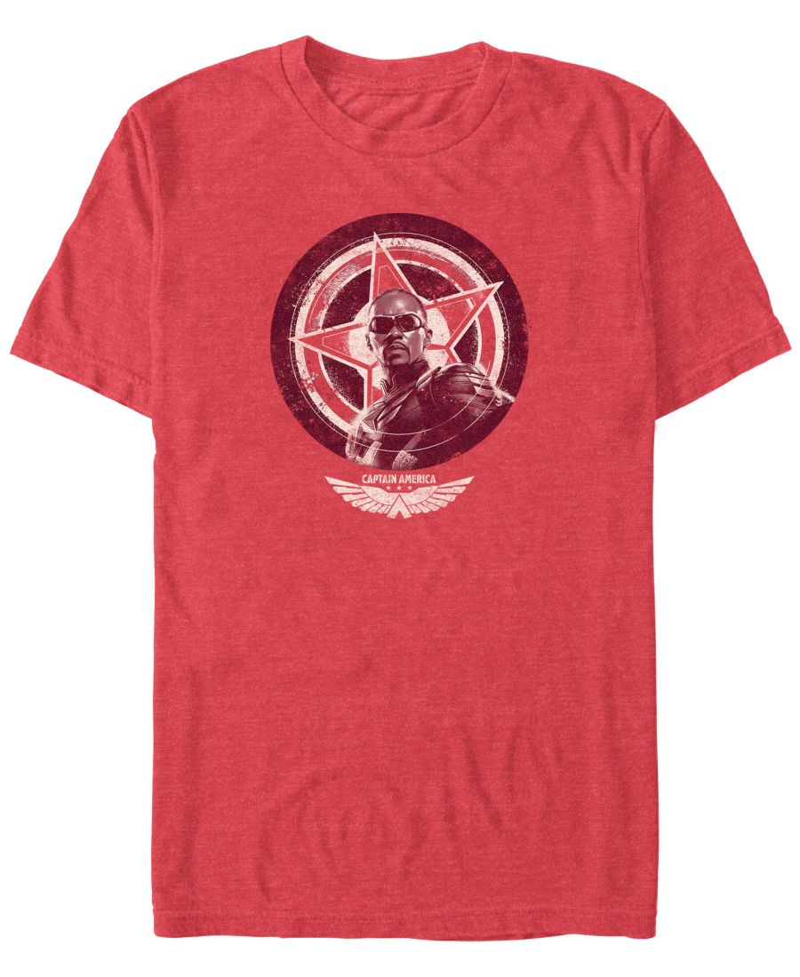 Мужская футболка с коротким рукавом "Щит на лице" Marvel, Red heather, Красный, Мужская футболка с коротким рукавом "Щит на лице" Marvel, Red heather
Мужская футболка с коротким рукавом "Щит на лице" Marvel, Red heather, Красный, Мужская футболка с коротким рукавом "Щит на лице" Marvel, Red heather