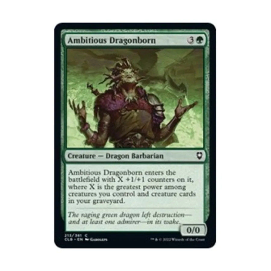 CCG Амбициозный Драконорожденный (C) (Фольга), MTG - Commander Legends - Battle for Baldur's Gate
CCG Амбициозный Драконорожденный (C) (Фольга), MTG - Commander Legends - Battle for Baldur's Gate