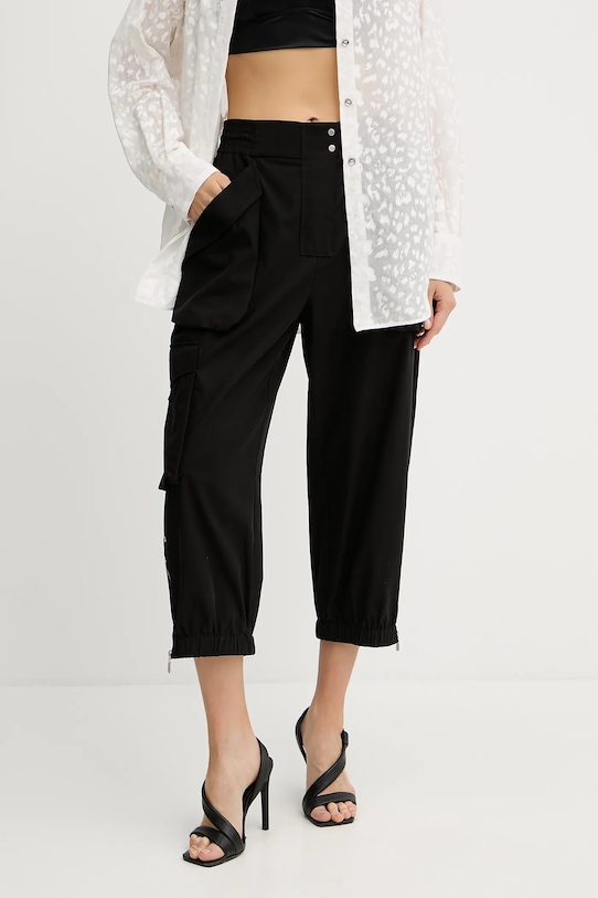 Хлопковые брюки Pinko, черный
Хлопковые брюки Pinko, черный