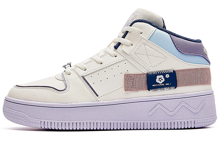 Кеды, скейтборд обувь женская средняя высота белый/синий 361°
Кеды, скейтборд обувь женская средняя высота белый/синий 361°