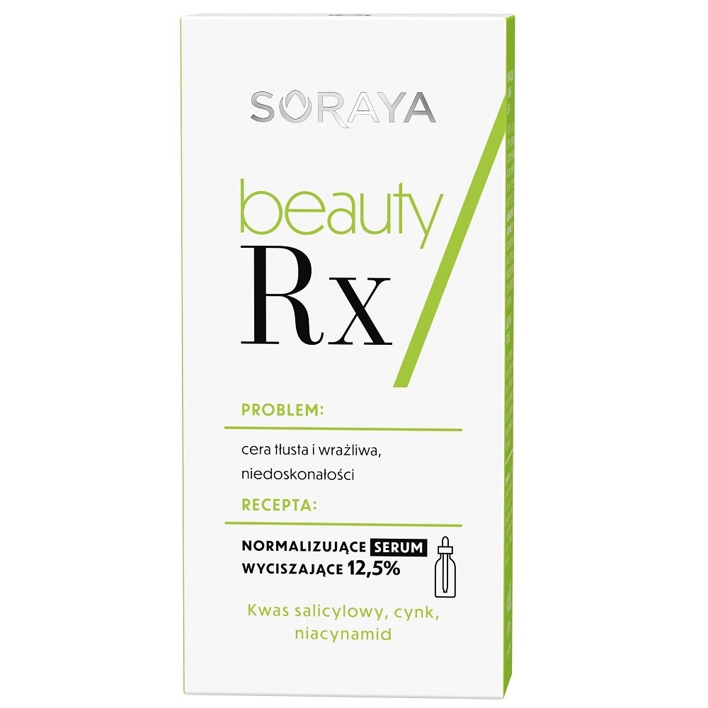 Soraya, Beauty Rx нормализующая успокаивающая сыворотка, 30 мл 
Soraya, Beauty Rx нормализующая успокаивающая сыворотка, 30 мл