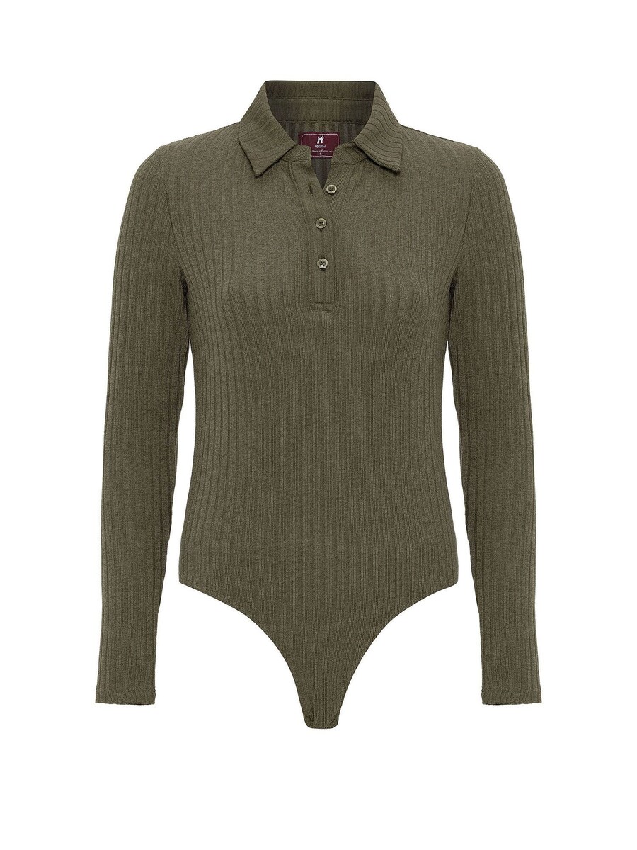 Блузка-боди Williot Aaron, хаки
Блузка-боди Williot Aaron, хаки