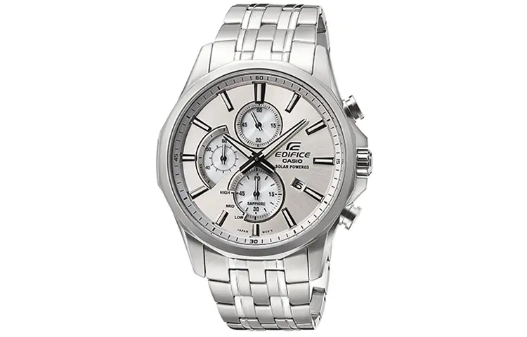 Мужские часы EDIFICE 44.9 мм серебристые CASIO
Мужские часы EDIFICE 44.9 мм серебристые CASIO