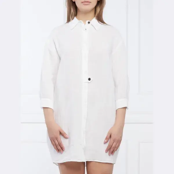 Шелковая рубашка оверсайз Peserico, белый
Шелковая рубашка оверсайз Peserico, белый