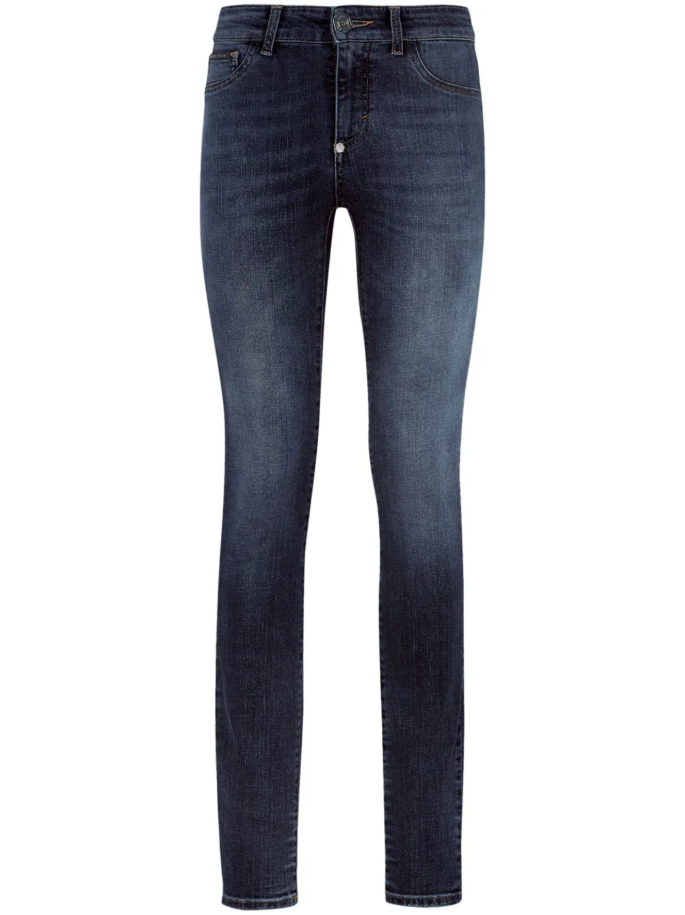 Джеггинсы с эффектом потертости Philipp Plein, синий
Джеггинсы с эффектом потертости Philipp Plein, синий