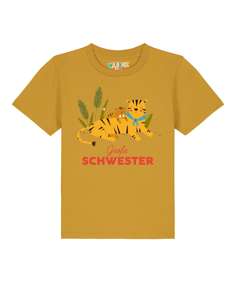 Рубашка watabout.kids Tiger Große Schwester, Mottled Yellow
Рубашка watabout.kids Tiger Große Schwester, Mottled Yellow