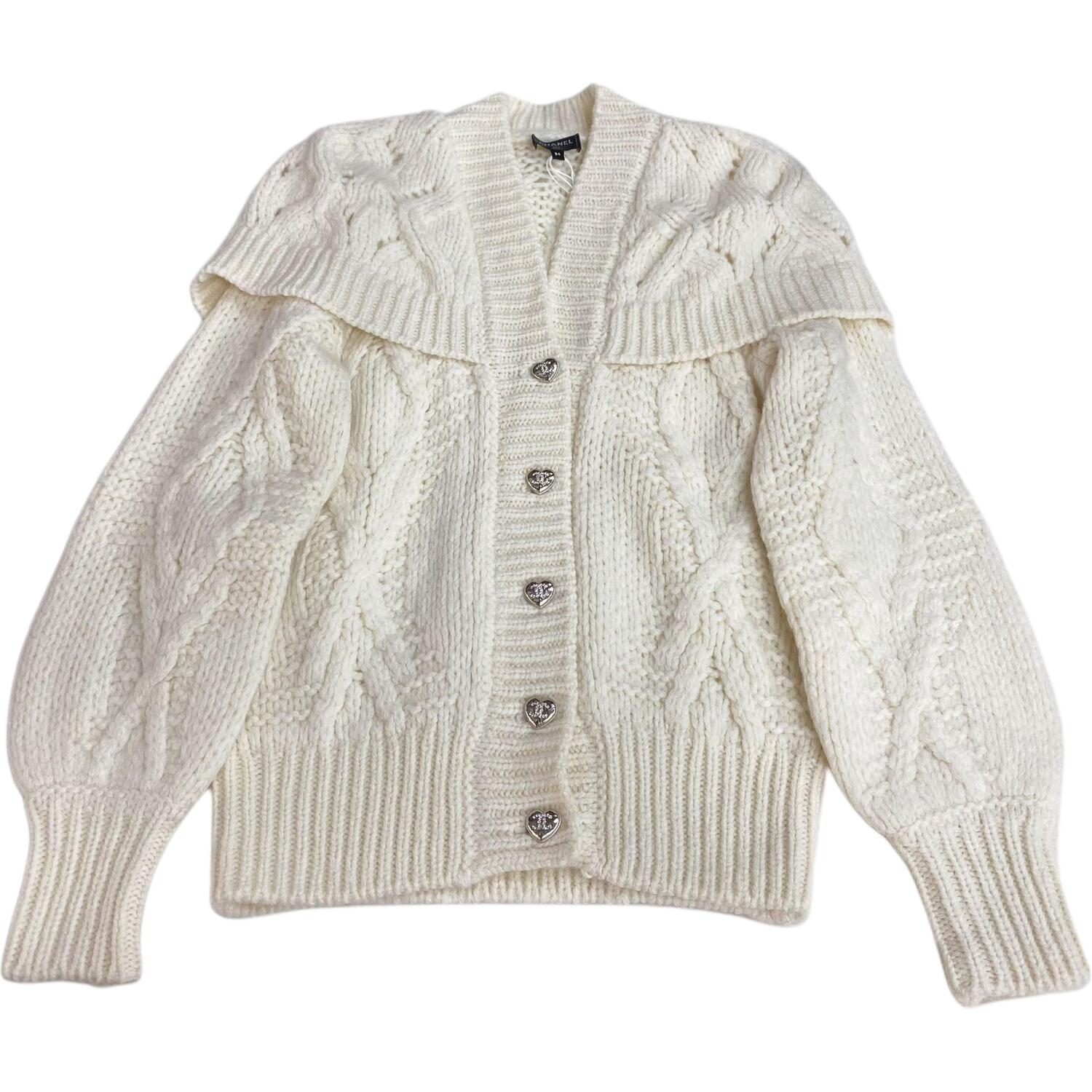 Chanel 21B Осень-зима Премиум-трикотаж ручной работы для женщин, белый
Chanel 21B Осень-зима Премиум-трикотаж ручной работы для женщин, белый