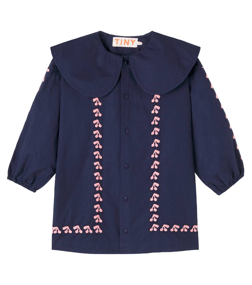 Хлопковое платье с вышивкой вишенками Tinycottons, Navy
Хлопковое платье с вышивкой вишенками Tinycottons, Navy