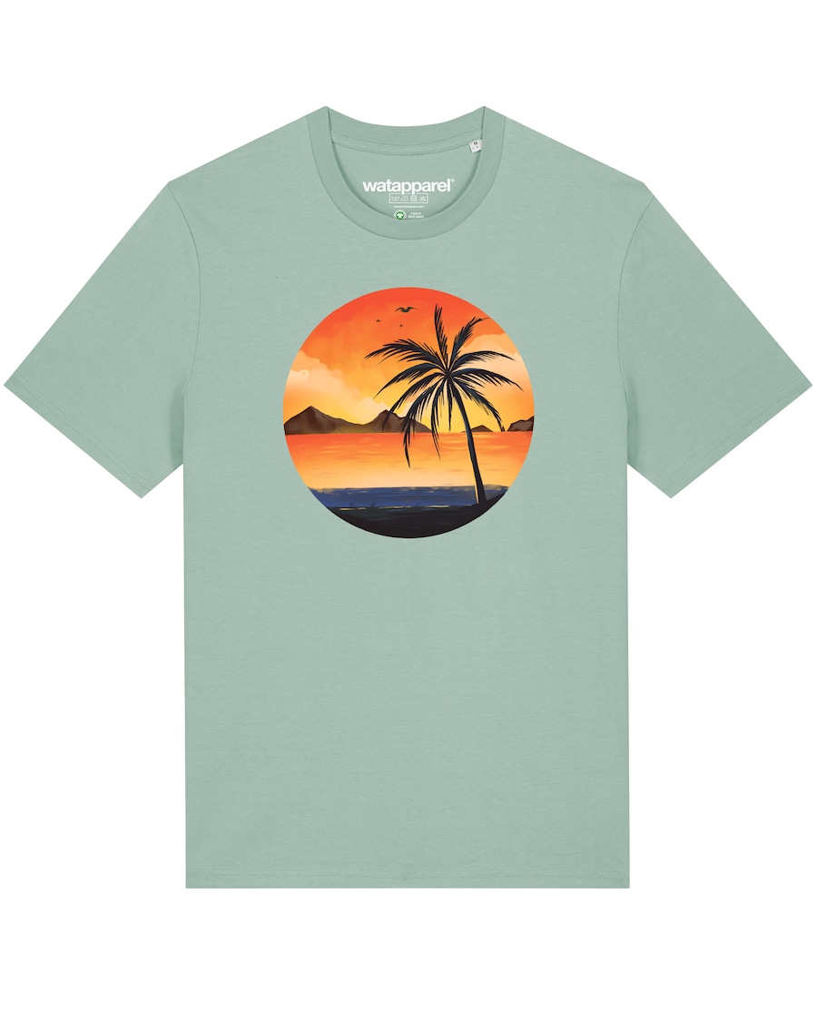Рубашка Watapparel Sunset on palm beach, мятный/светло-зеленый
Рубашка Watapparel Sunset on palm beach, мятный/светло-зеленый