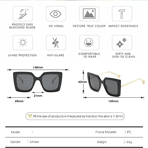 Солнцезащитные очки 2027 года для женщин, большие солнцезащитные очки в винтажном стиле с металлической оправой, очки для путешествий, крупные очки MTZJH, Leopard
Солнцезащитные очки 2027 года для женщин, большие солнцезащитные очки в винтажном стиле с металлической оправой, очки для путешествий, крупные очки MTZJH, Leopard