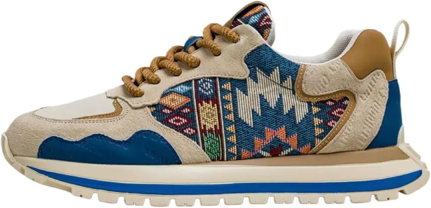 Мужские кроссовки с массивной подошвой и цветными блоками, с перекрестной застежкой и шнуровкой, повышающие рост, дышащие прогулочные туфли из ПУ для мужчин Azttoztto, бежевый
Мужские кроссовки с массивной подошвой и цветными блоками, с перекрестной застежкой и шнуровкой, повышающие рост, дышащие прогулочные туфли из ПУ для мужчин Azttoztto, бежевый