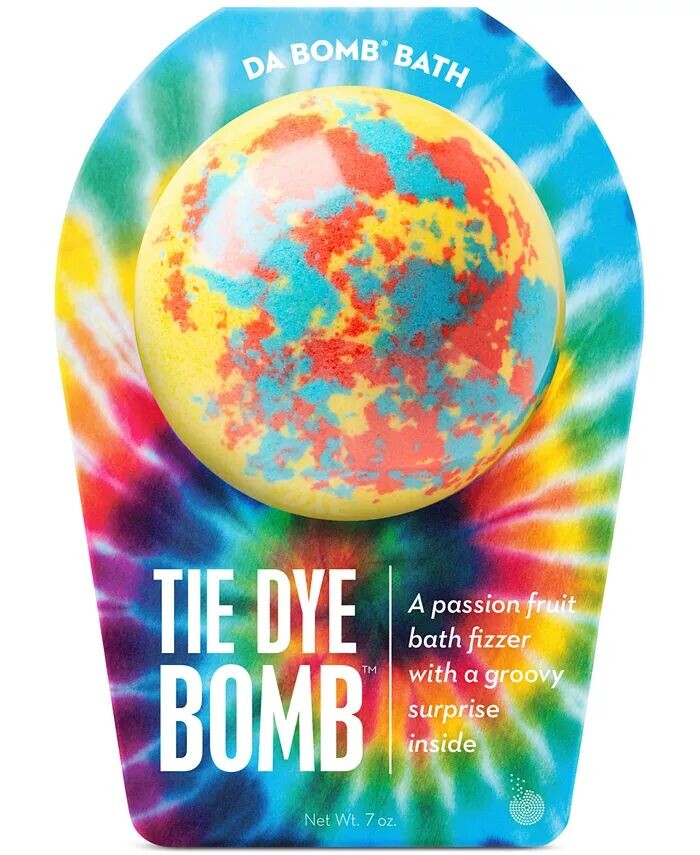 Бомбочка для ванны Tie Dye, 7 унций Da Bomb, цвет Tie Dye Bomb 
Бомбочка для ванны Tie Dye, 7 унций Da Bomb, цвет Tie Dye Bomb