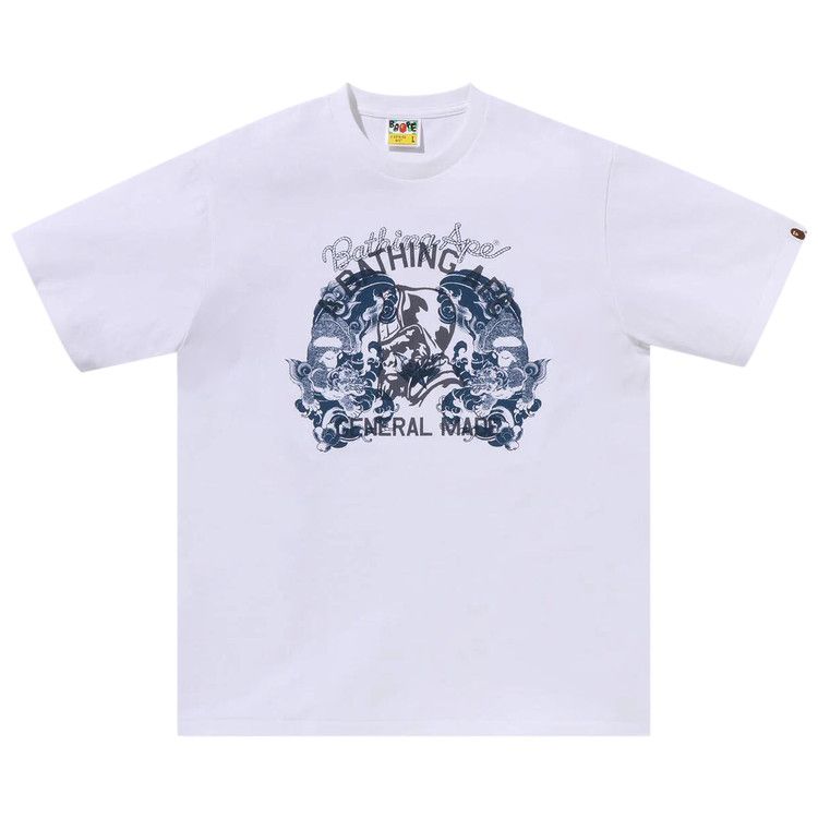 Футболка BAPE Japanese Tattoo On General Tee, White
Футболка BAPE Japanese Tattoo On General Tee, White
