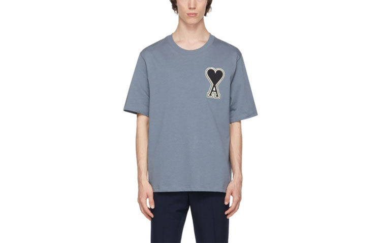 Футболка SS21 мужская синяя AMIPARIS
Футболка SS21 мужская синяя AMIPARIS