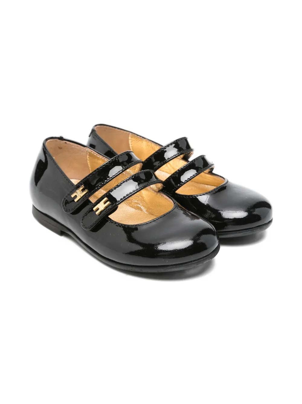 Балетки из лакированной телячьей кожи с двойными ремешками Elisabetta Franchi La Mia Bambina, черный
Балетки из лакированной телячьей кожи с двойными ремешками Elisabetta Franchi La Mia Bambina, черный