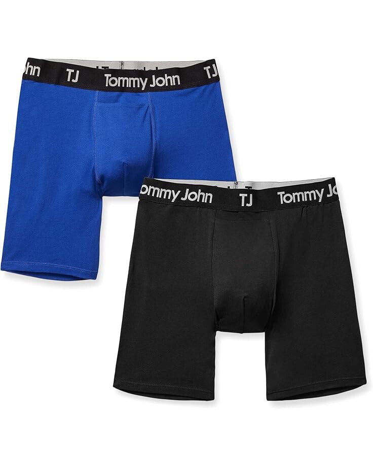 Боксеры Tommy John Cotton Stretch Boxer Brief 2 Pack, цвет Mazarine Blue/Black
Боксеры Tommy John Cotton Stretch Boxer Brief 2 Pack, цвет Mazarine Blue/Black