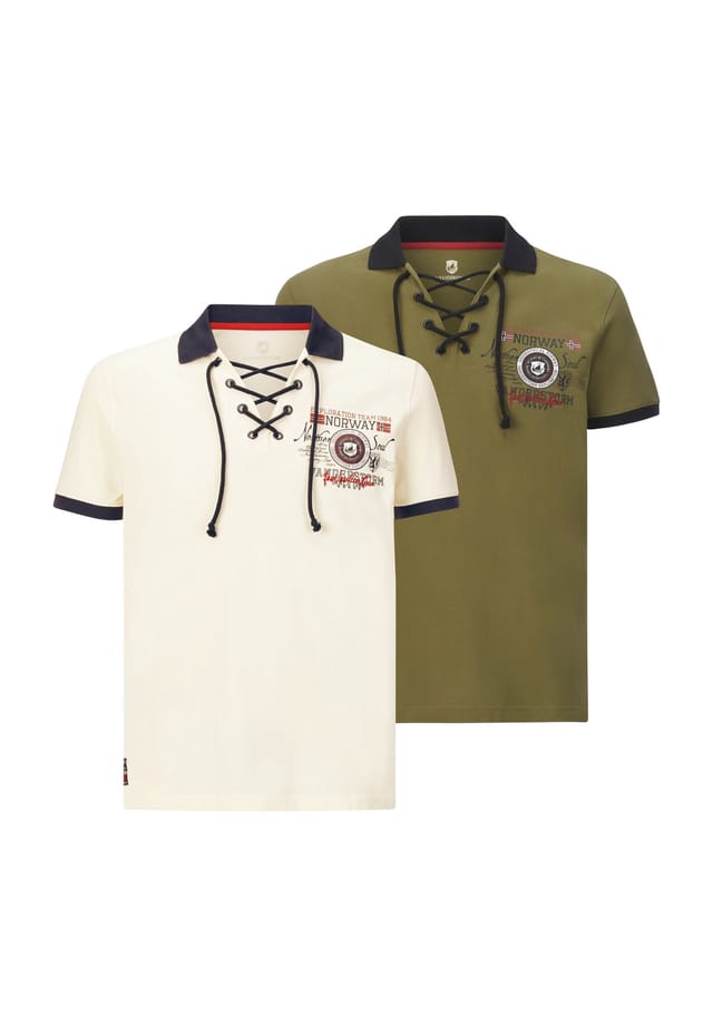 Двойная упаковка рубашки поло eljar Jan Vanderstorm, белый
Двойная упаковка рубашки поло eljar Jan Vanderstorm, белый