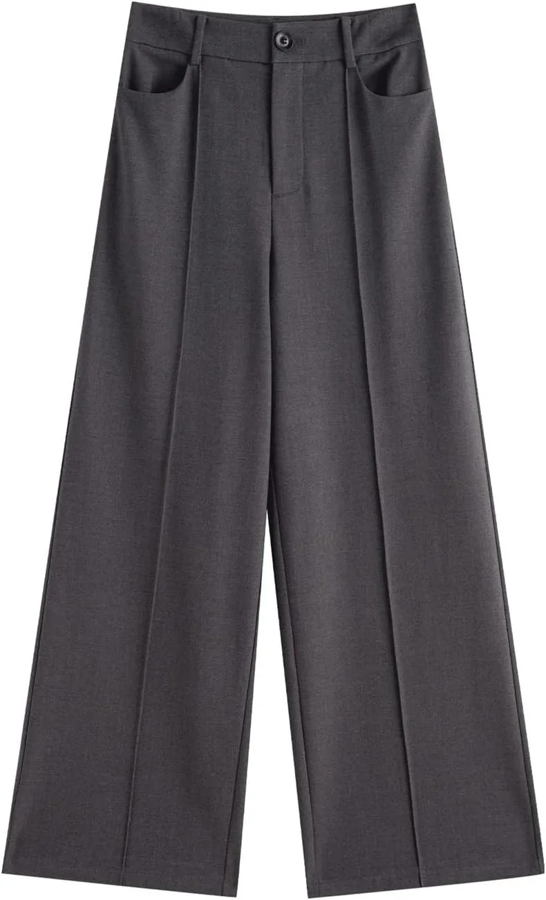 Женские широкие брюки свободного кроя для офиса
Женские широкие брюки свободного кроя для офиса