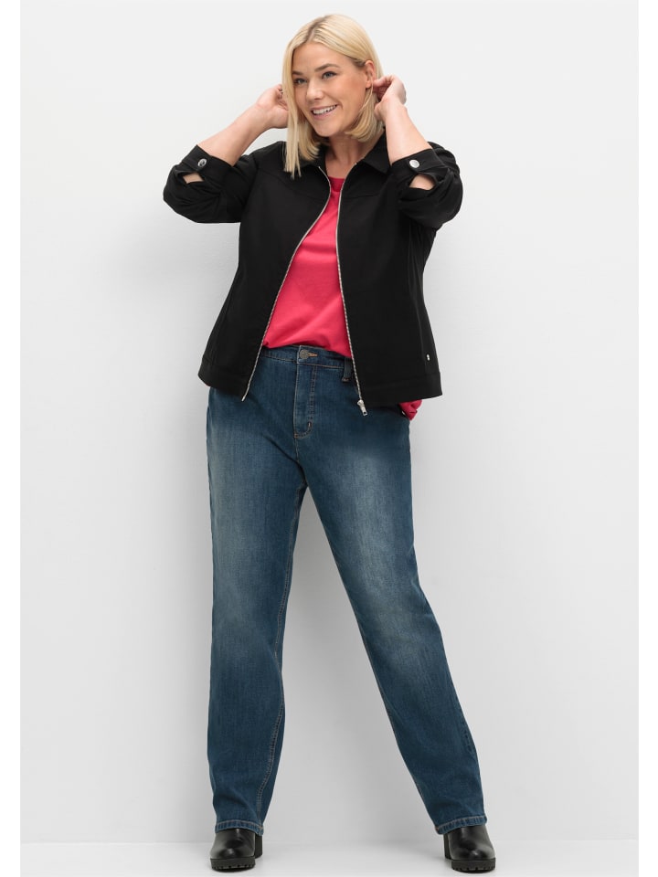 Зимняя куртка sheego, черный
Зимняя куртка sheego, черный