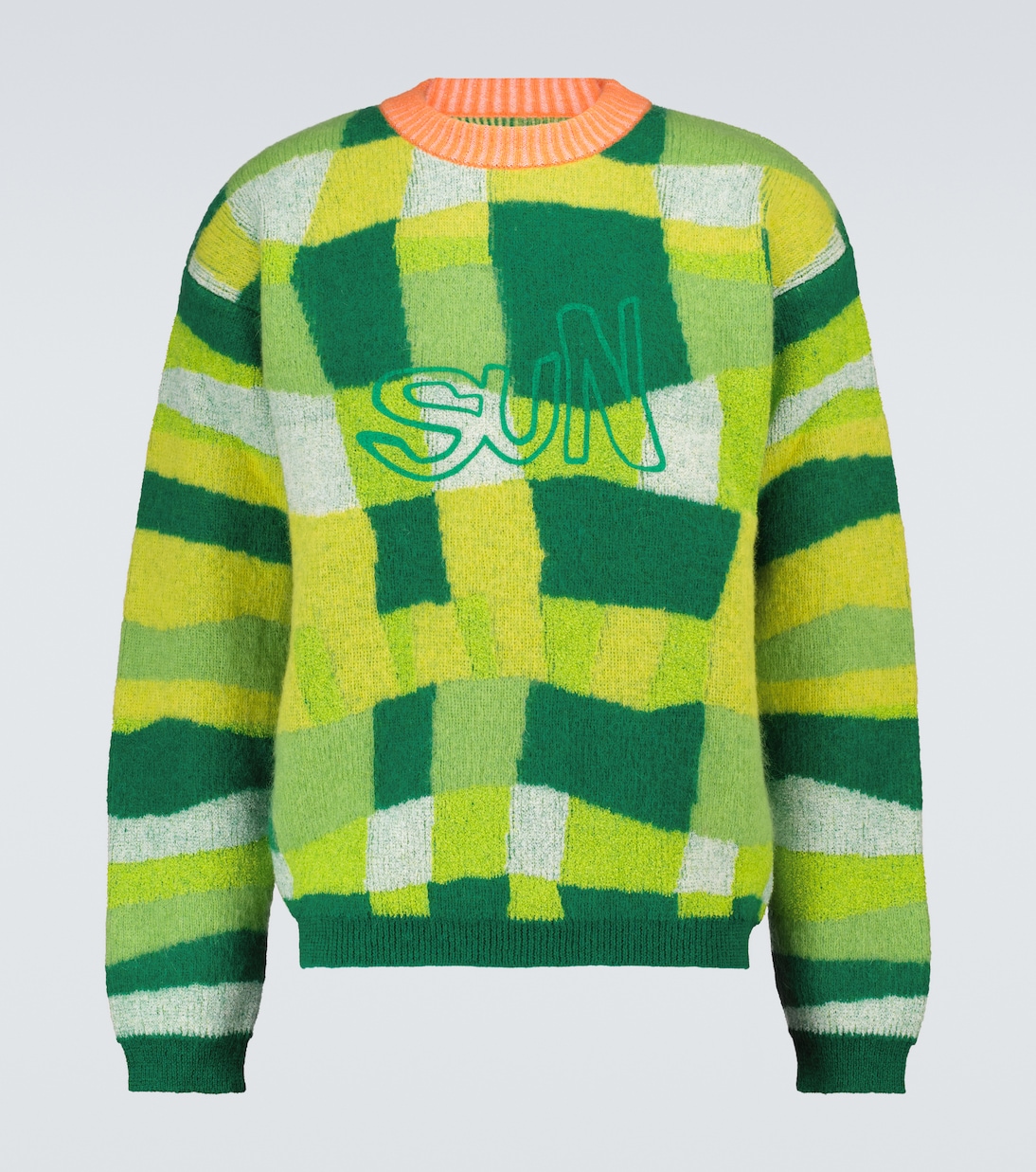 Лоскутный свитер ERL, зеленый
Лоскутный свитер ERL, зеленый