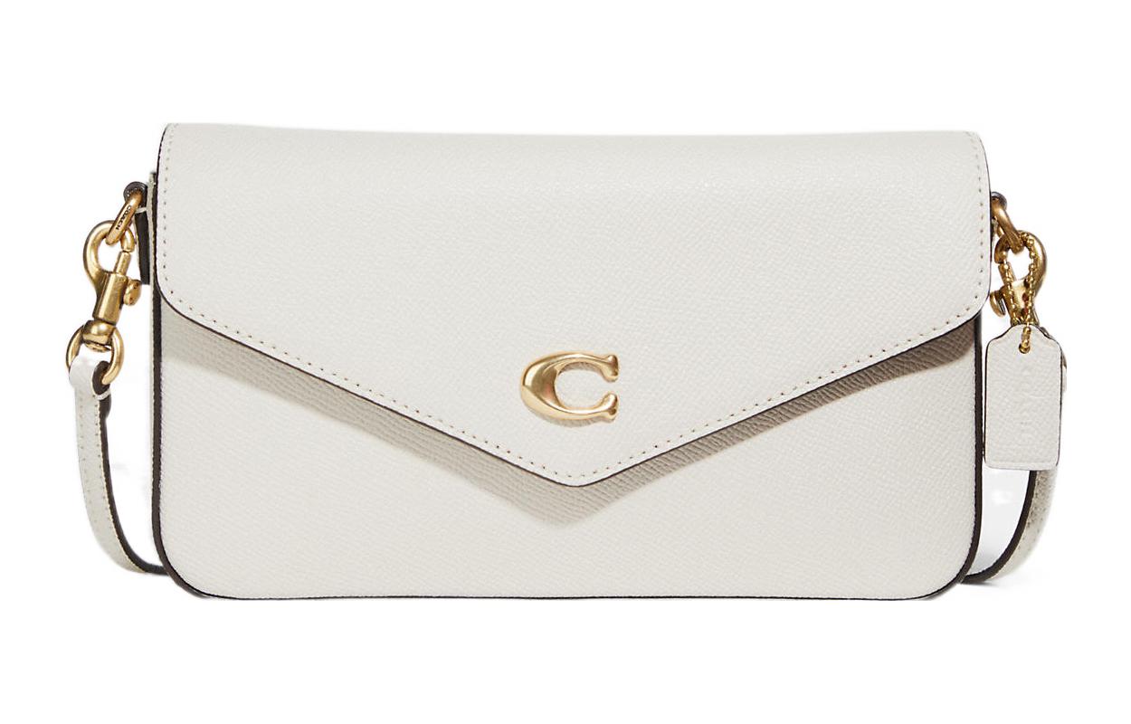 Кожаная мини-сумка через плечо женская белая COACH
Кожаная мини-сумка через плечо женская белая COACH