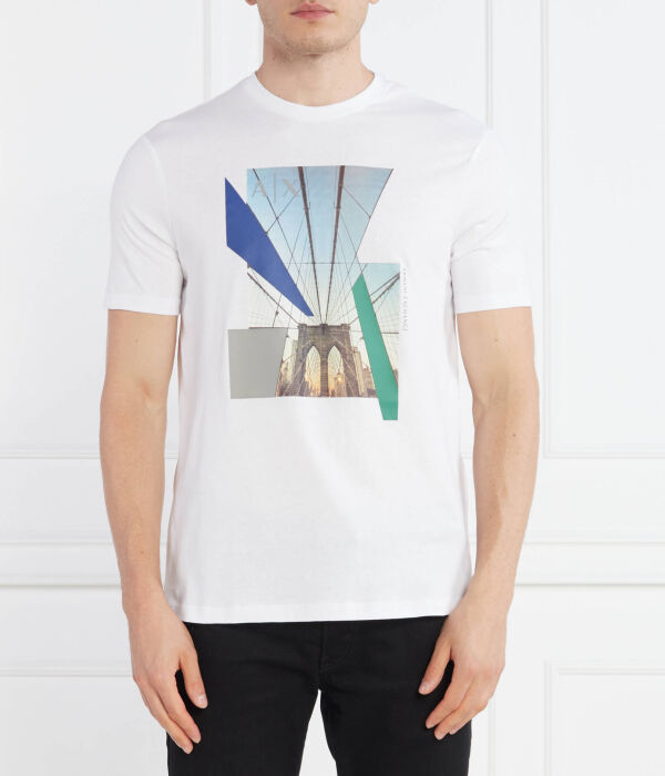 Футболка мужская Armani Exchange хлопковая с принтом, белый
Футболка мужская Armani Exchange хлопковая с принтом, белый