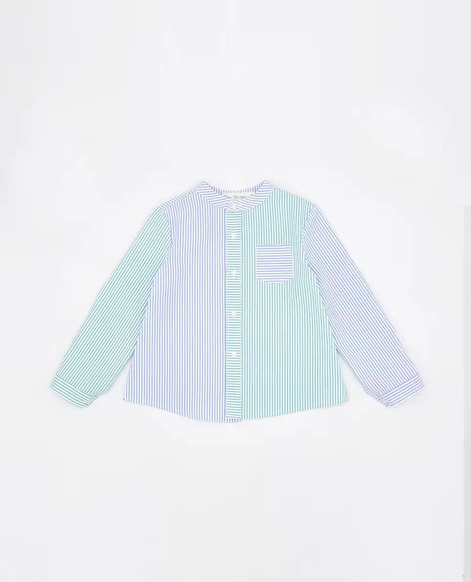 Детская рубашка колор-блок из хлопка Fina Ejerique, мультиколор
Детская рубашка колор-блок из хлопка Fina Ejerique, мультиколор