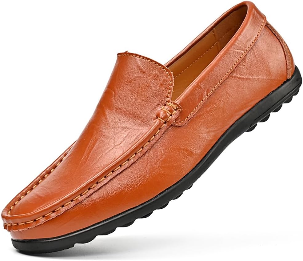 Мужские повседневные лоферы слипоны из натуральной кожи, мягкие обувь для вождения и прогулок Welrung, светло-коричневый
Мужские повседневные лоферы слипоны из натуральной кожи, мягкие обувь для вождения и прогулок Welrung, светло-коричневый